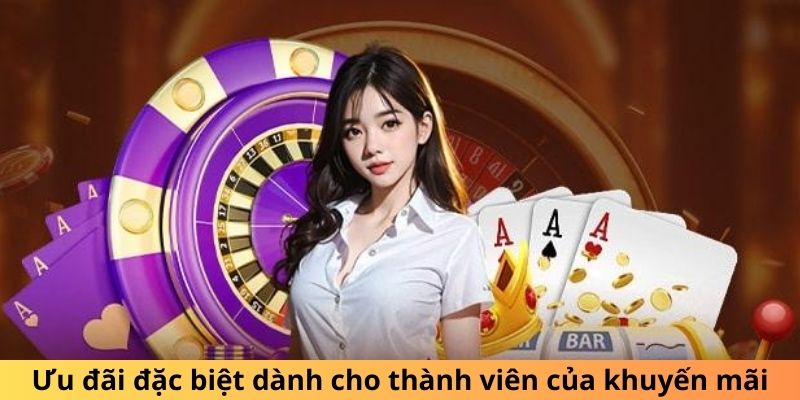 Ưu đãi đặc biệt dành cho thành viên của khuyến mãi